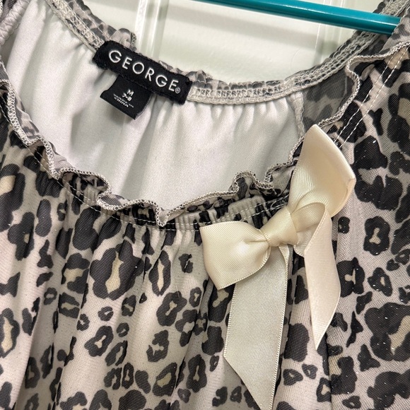 George Leopard Print Blouse - Black and tan (sparkles) - Picture 2 of 3